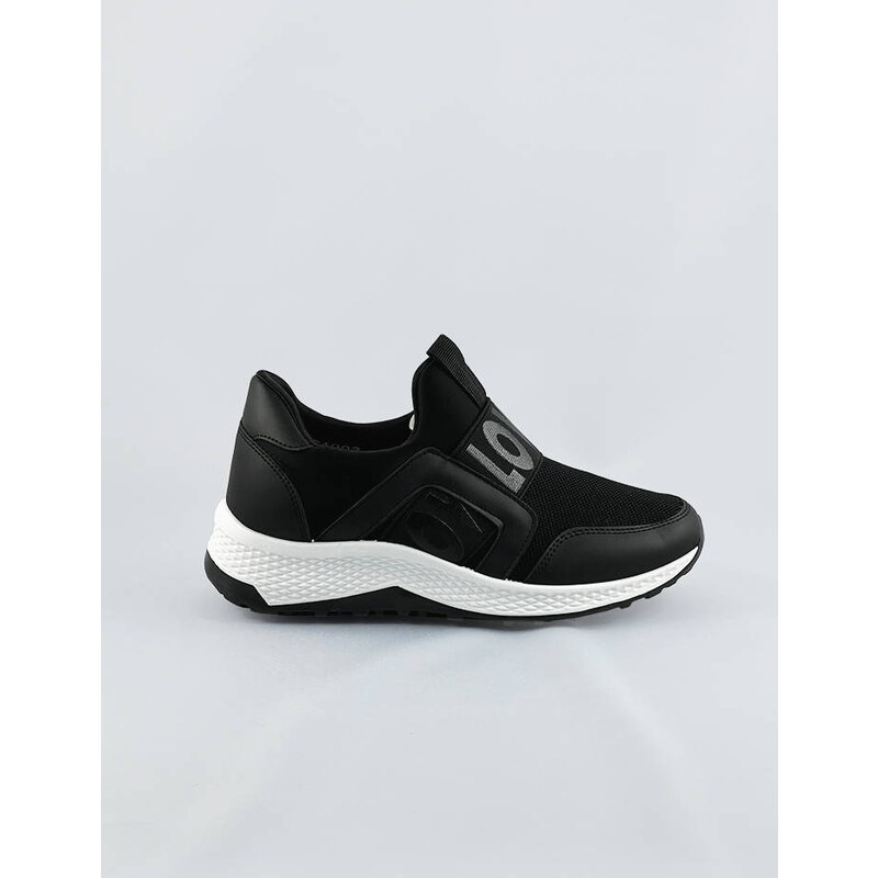 COLIRES Černé dámské boty slip-on (C1003)