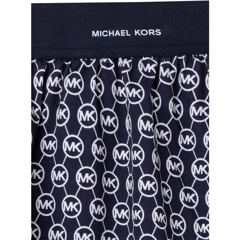 Dětská sukně Michael Kors tmavomodrá barva, mini, áčková