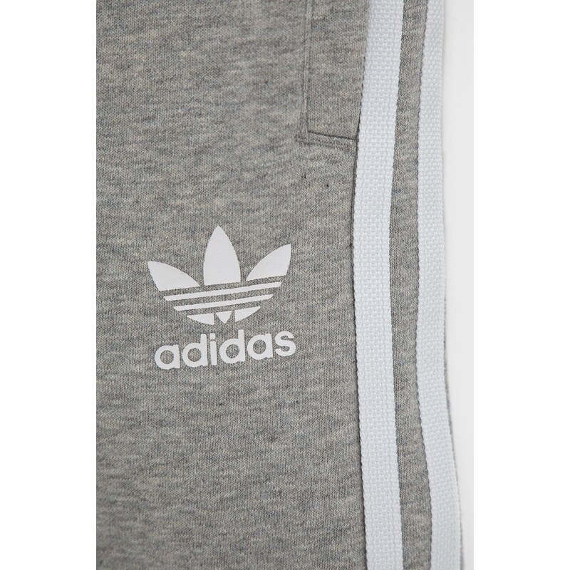 Dětské kraťasy adidas Originals H32343 šedá barva, melanžové