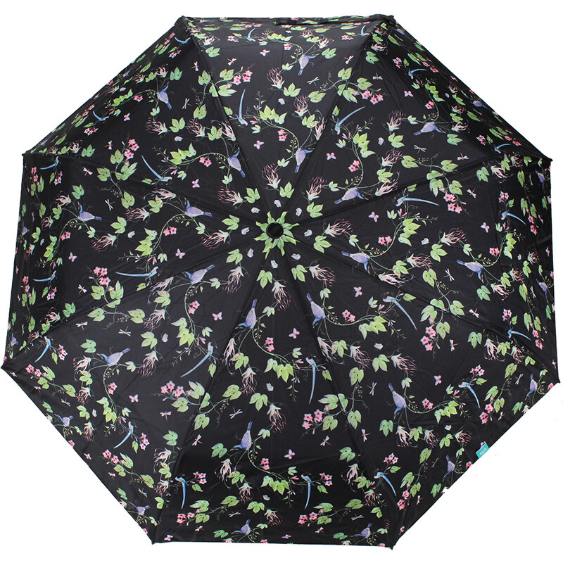 Perletti Dámský skládací deštník manuální "Botanické trimello"