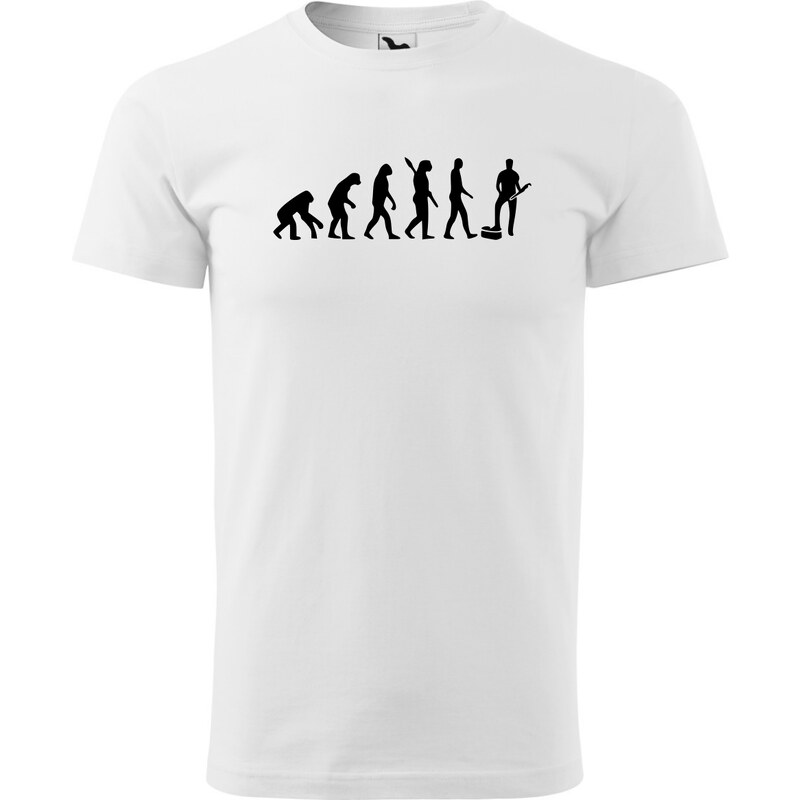 Fenomeno Pánské tričko Evoluce(instalatér) - bílé