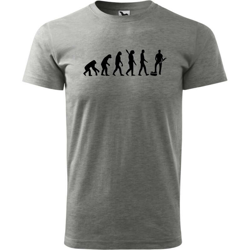 Fenomeno Pánské tričko Evoluce(instalatér) - šedé