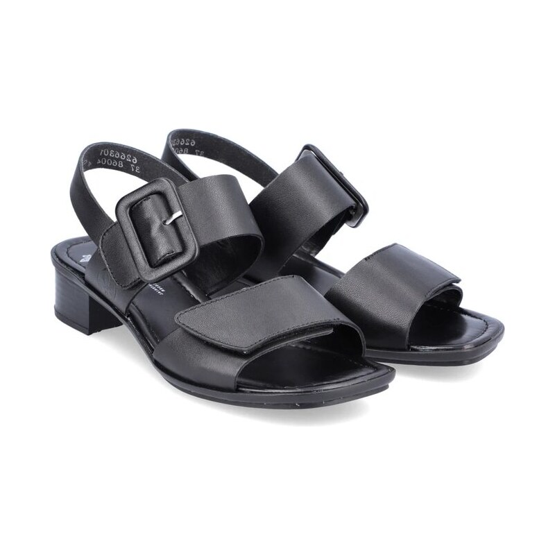 Dámské elegantní sandály Rieker 62663-01 černá