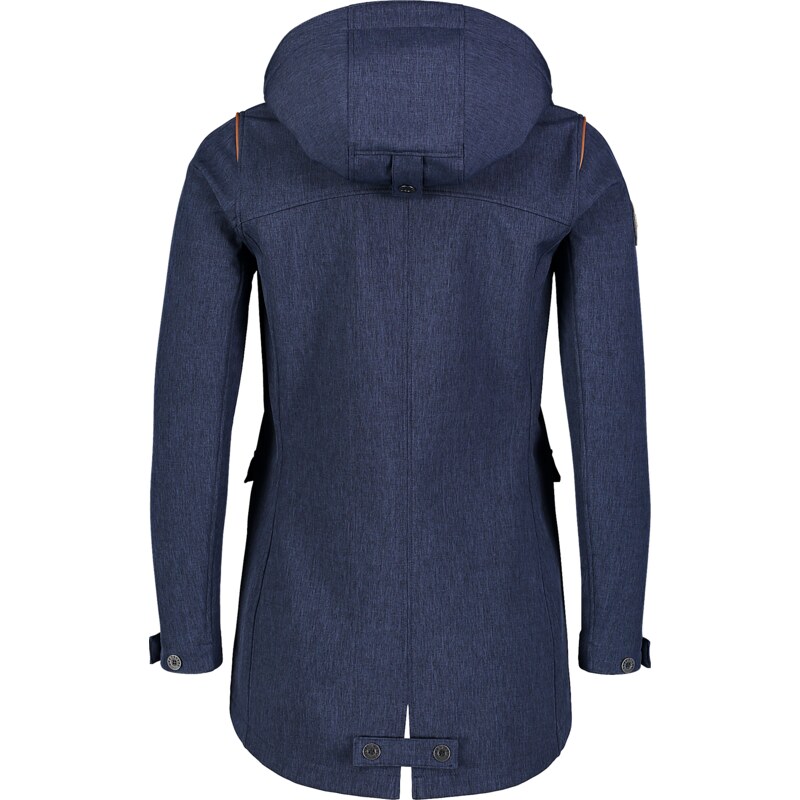 Nordblanc Modrý dámský zateplený softshellový kabát TEXTURE