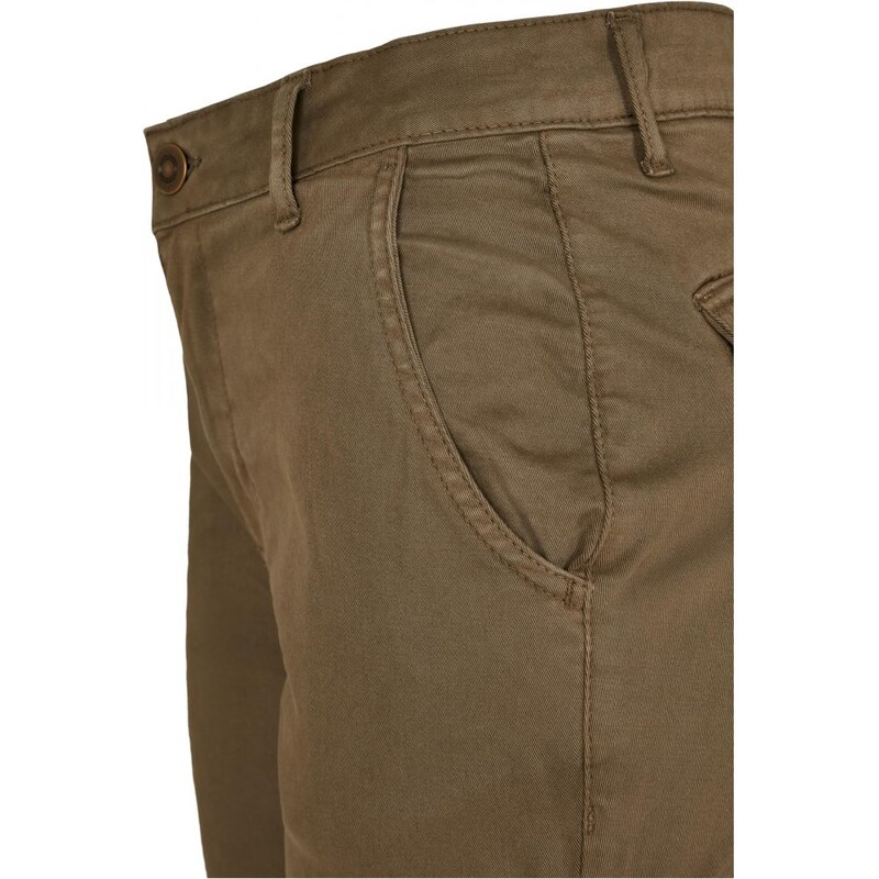 URBAN CLASSICS Ladies High Waist Cargo Pants - olive