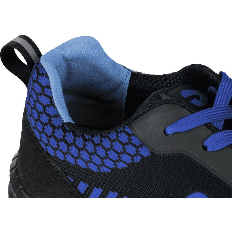 DYKENO Bezpečnostní pracovní obuv Steppax S1P ESD SRC černo modrá