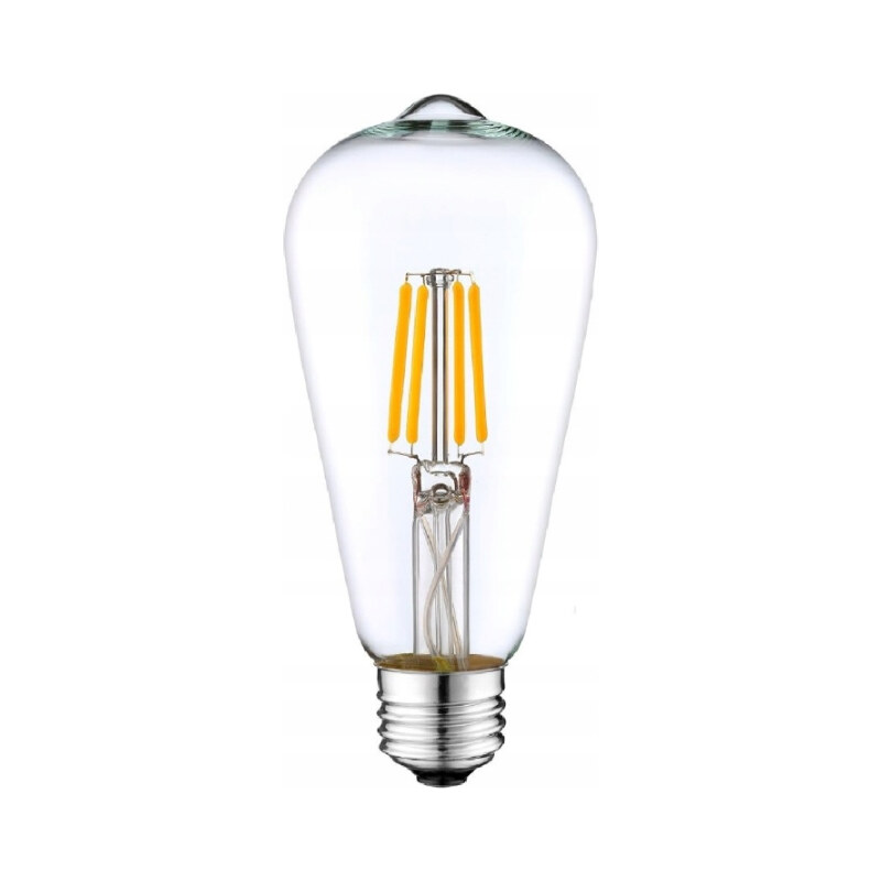 BERGE LED žárovka - E27 - ST64 - 14W - 1510Lm - filament - teplá bílá