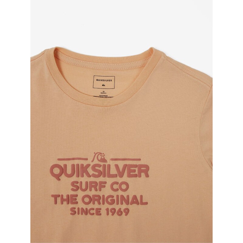 Oranžové klučičí tričko Quiksilver - unisex