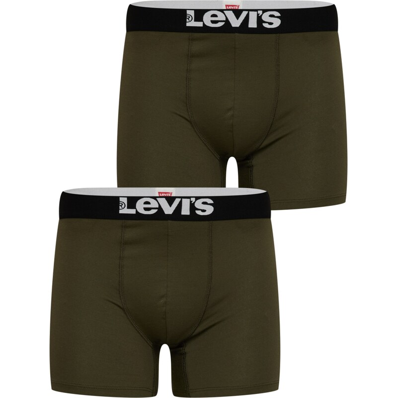 LEVIS  Boxerky khaki / černá / bílá