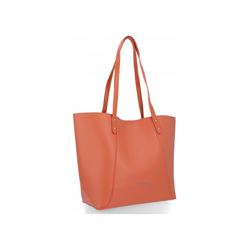 Dámská kabelka shopper bag David Jones korálová 6743-2