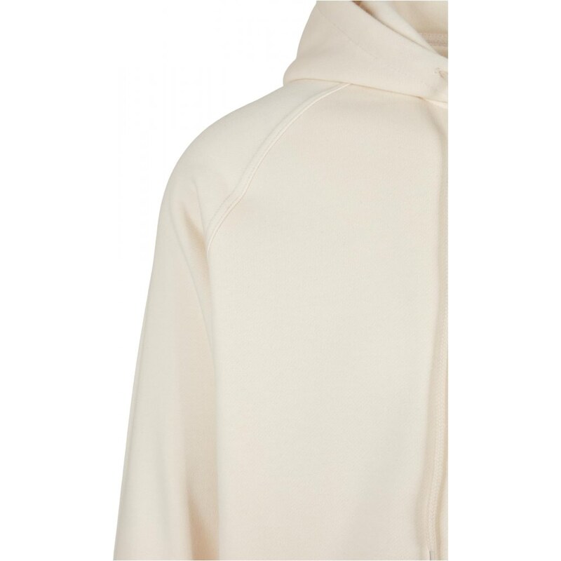 URBAN CLASSICS Zip Hoody - whitesand