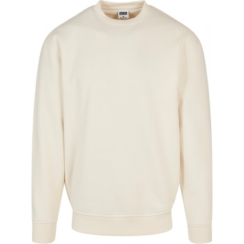 URBAN CLASSICS Crewneck Sweatshirt - whitesand