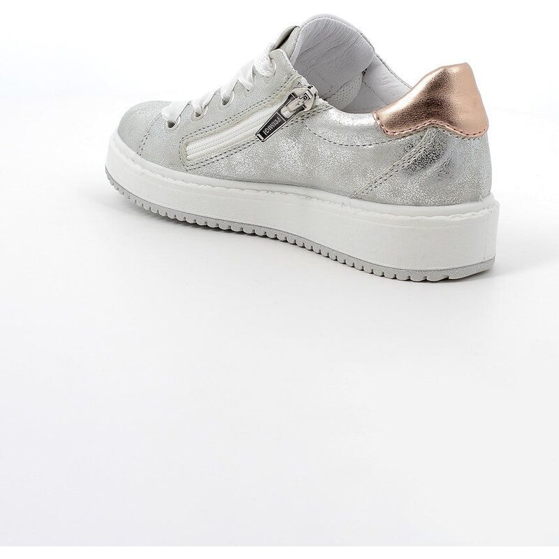 Dětské boty Primigi stříbrná barva