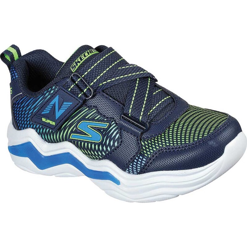 Dětské tenisky Skechers Erupters IV Velder / Modrá, Limetková /