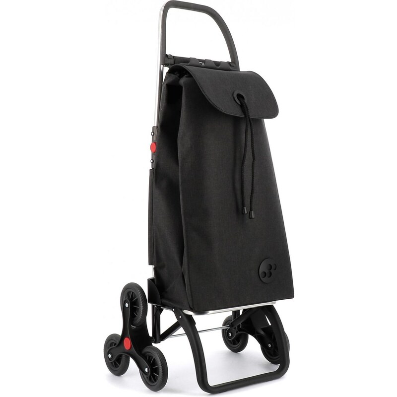 Rolser I-Max Tweed 6 Logic nákupní taška na kolečkách, černá