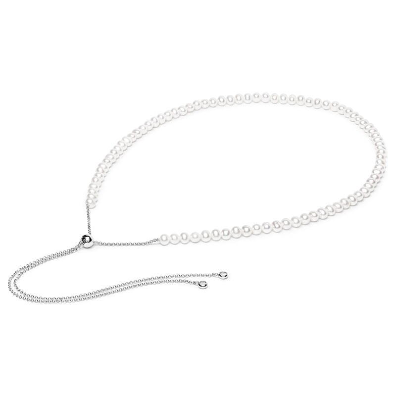 Gaura Pearls Perlový náhrdelník Juliena - sladkovodní perla, stříbro 925/1000