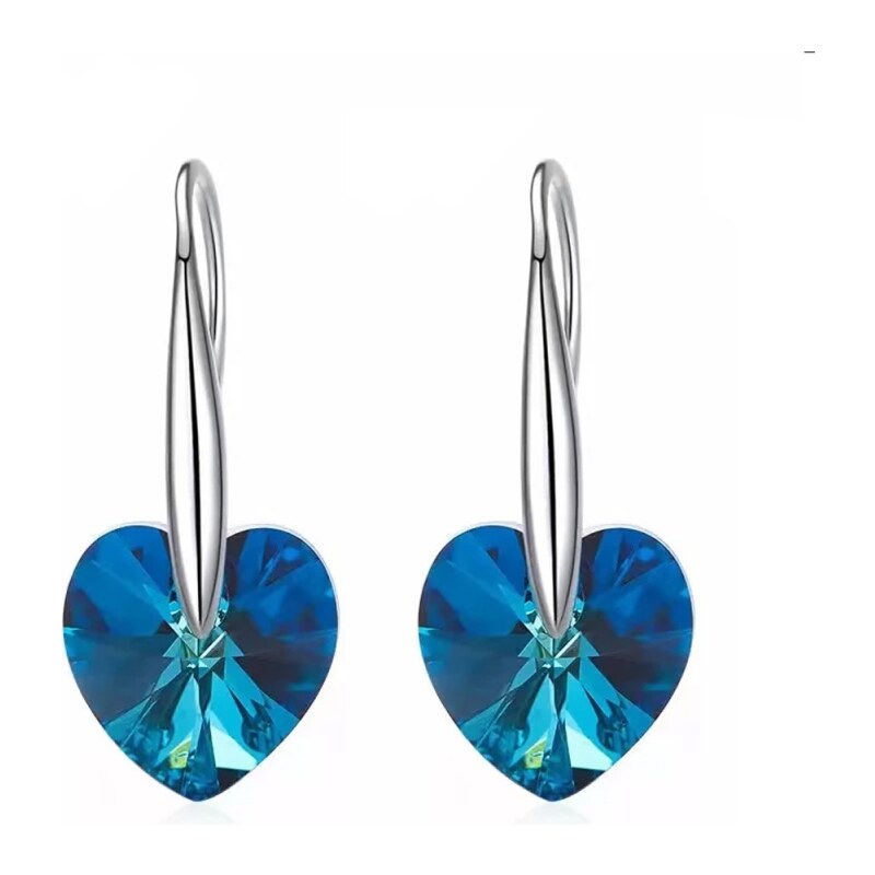 GRACE Silver Jewellery Stříbrné náušnice Swarovski Elements Francoa, 91054635