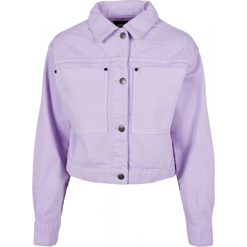 Dámská bunda Urban Classics Short Boxy Worker - fialková 91642612