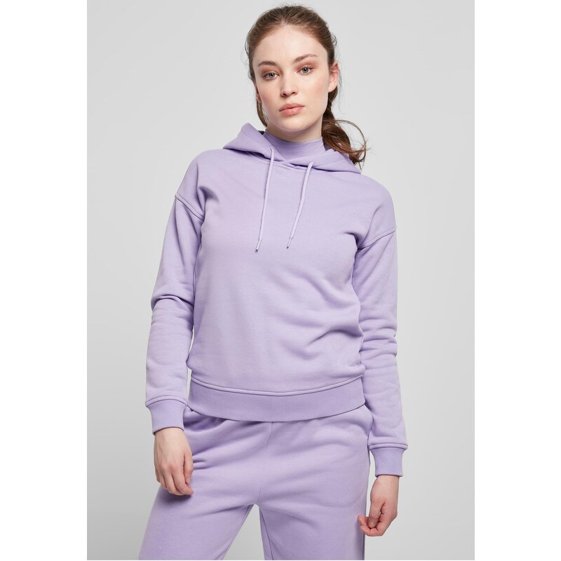 Urban Classics Dámská bio levandule s kapucí