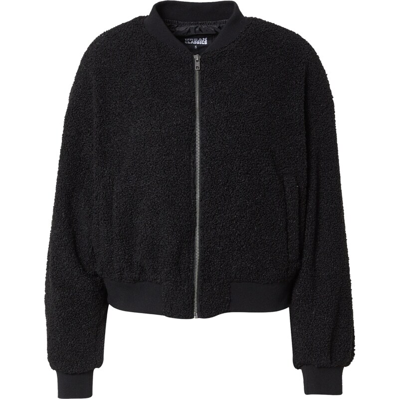 Urban Classics Přechodná bunda Sherpa černá
