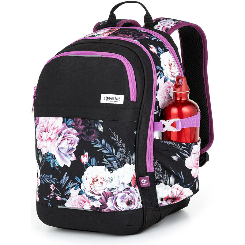 Studentský batoh s květinami Topgal RUBI 22027