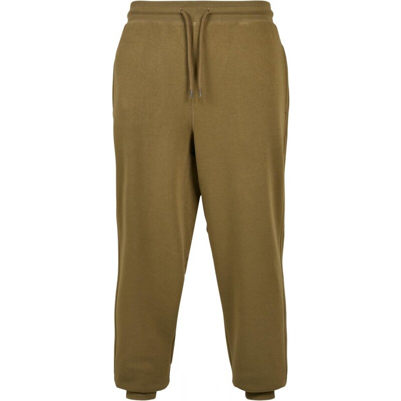 Pánské tepláky Urban Classics Basic Sweatpants - olivové