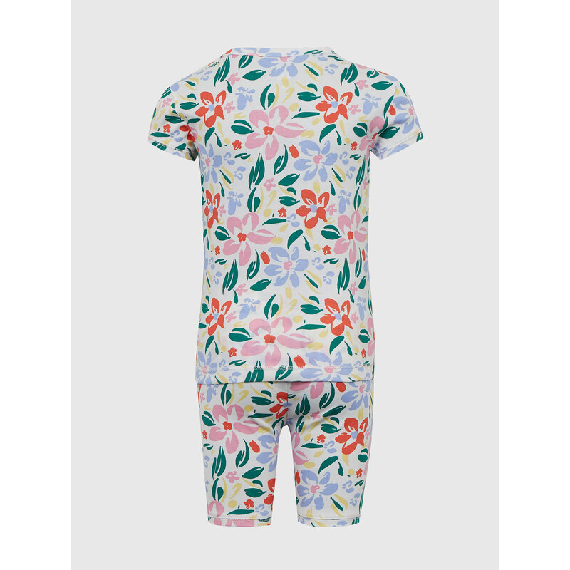 GAP Dětské krátké pyžamo floral - Holky