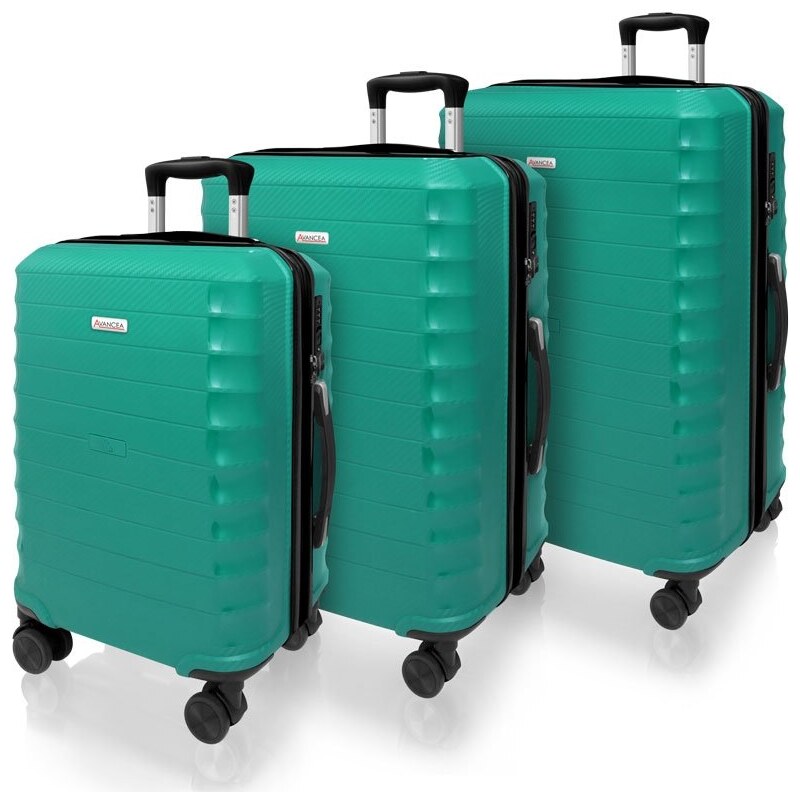 AVANCEA Sada cestovních kufrů AVANCEA DE32362 Green SML