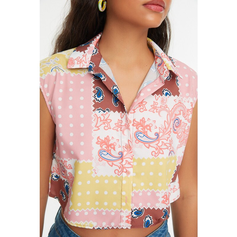 Trendyol Multi Color Printed Shirt