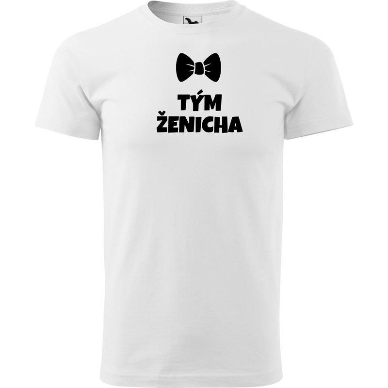 Fenomeno Pánské tričko Tým ženicha - bílé