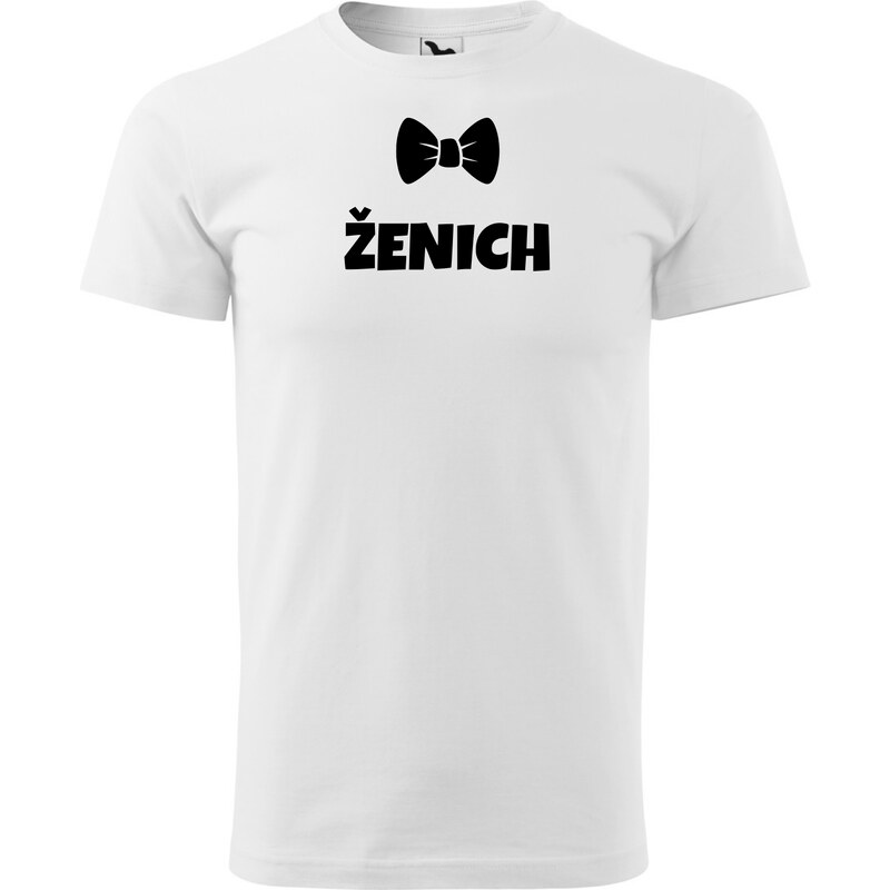 Fenomeno Pánské tričko Ženich - bílé