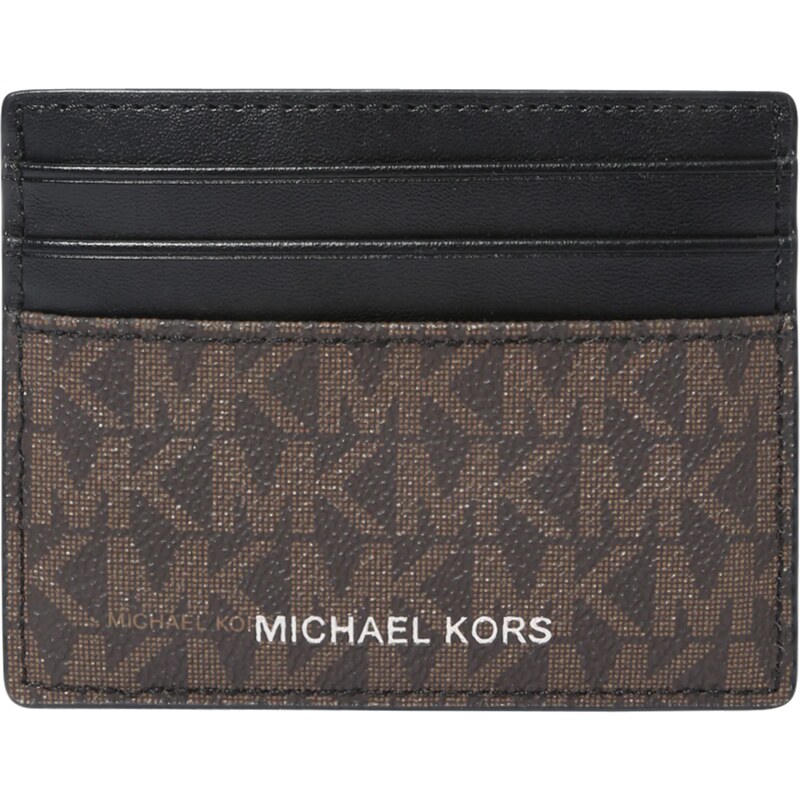 Michael Kors Pouzdro Greyson hnědá / černá / bílá