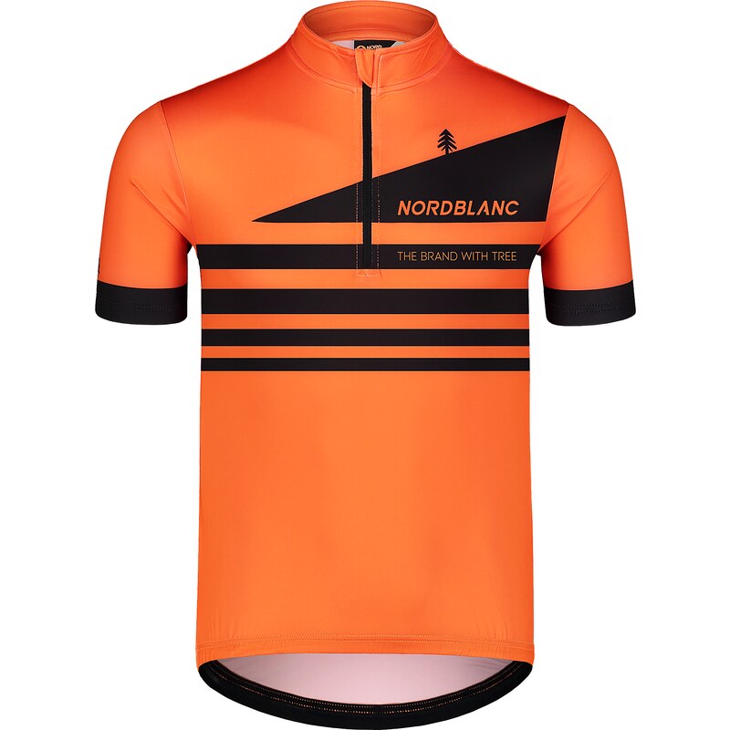 Nordblanc Oranžový pánský cyklo dres LOST