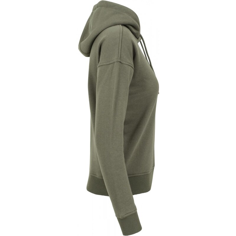 URBAN CLASSICS Ladies Hoody - olive