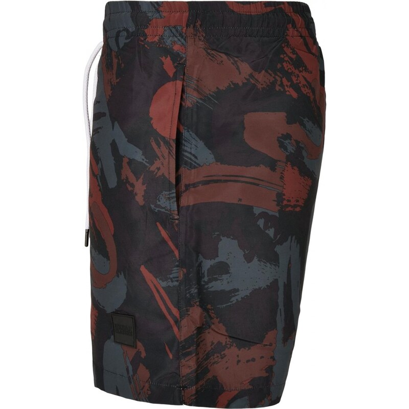 Pánské koupací šortky Urban Classics Pattern Swim Shorts - 80's aop