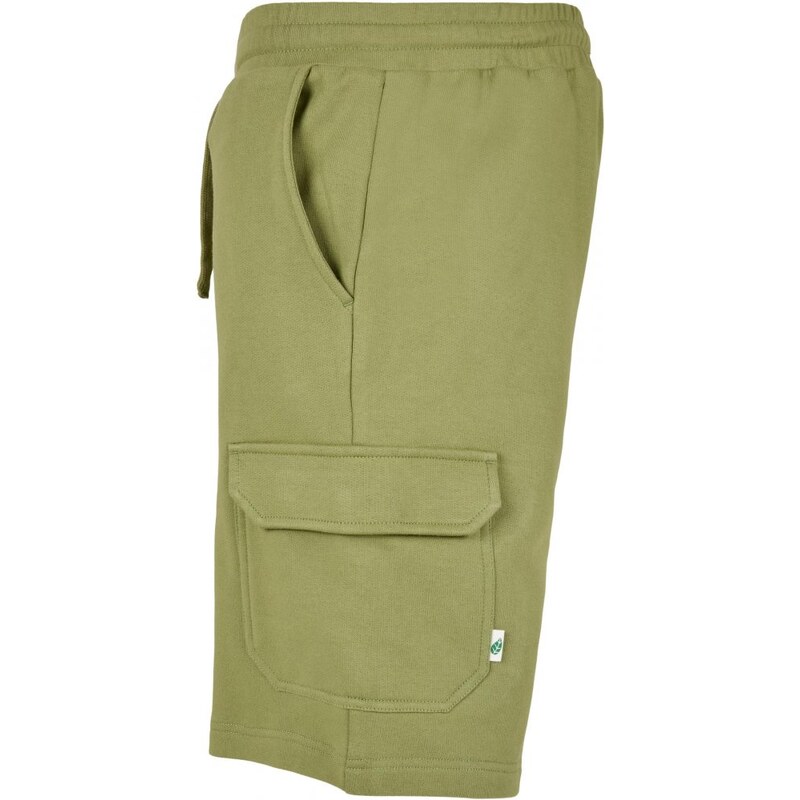 URBAN CLASSICS Organic Cargo Sweatshorts - newolive