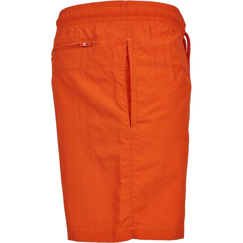 Pánské koupací kraťasy Urban Classics Block Swim Shorts - rust orange