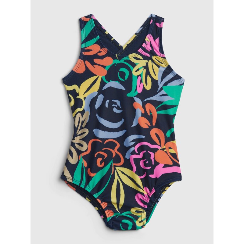 GAP Dětské jednodílné plavky floral - Holky