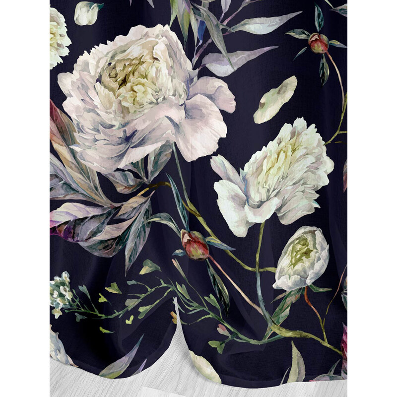 Edoti Curtain Peony 140x250 A578