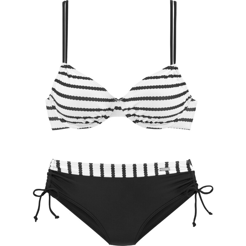 LASCANA Bikiny černá / bílá 81350731