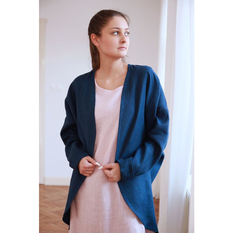 100% lněný kardigan LOTIKA Premium quality 68884711
