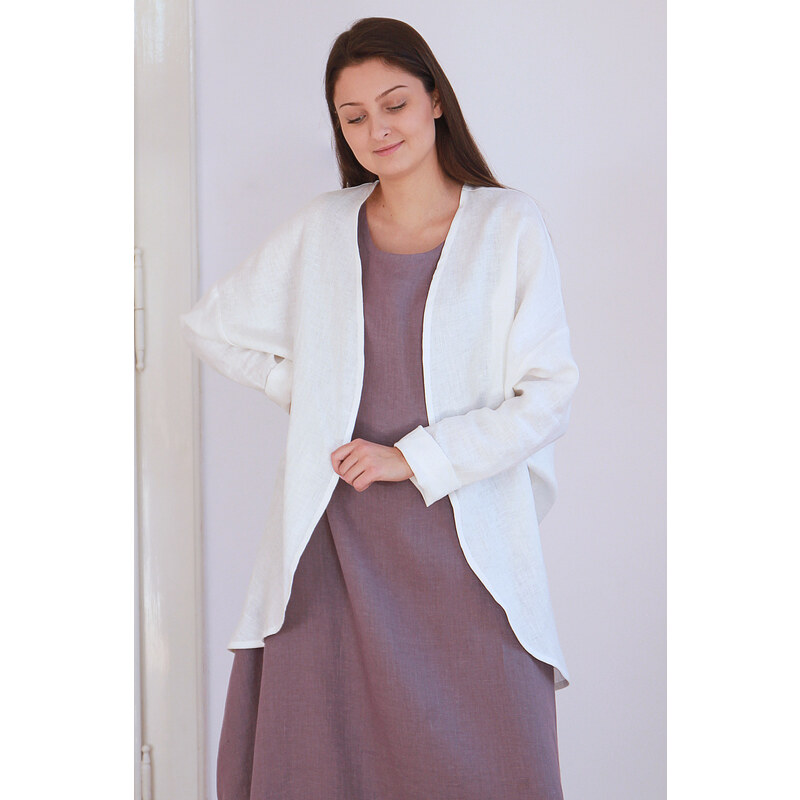 100% lněný kardigan LOTIKA Premium quality 68884707