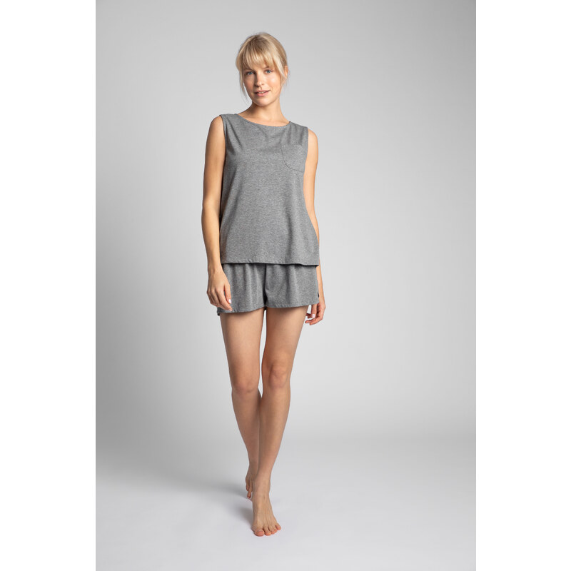 LaLupa Top LA015 Grey