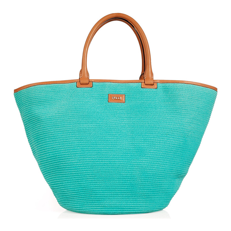 Emilio Pucci Straw Tote with Printed Lining