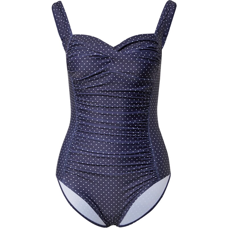 Hunkemöller Plavky Ocean Bloom námořnická modř / bílá