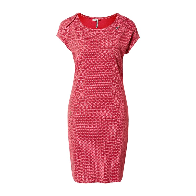 Ragwear Letní šaty Rivan červená / bílá