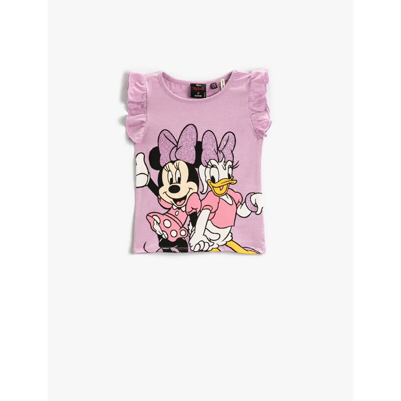 Koton Printed Disney Licensed Sleeveless T-Shirt Cotton