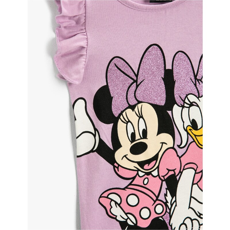 Koton Printed Disney Licensed Sleeveless T-Shirt Cotton