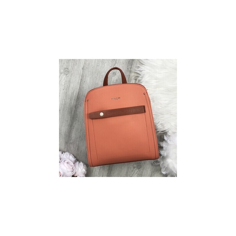 Dámský batoh v korálové barvě DAVID JONES X743