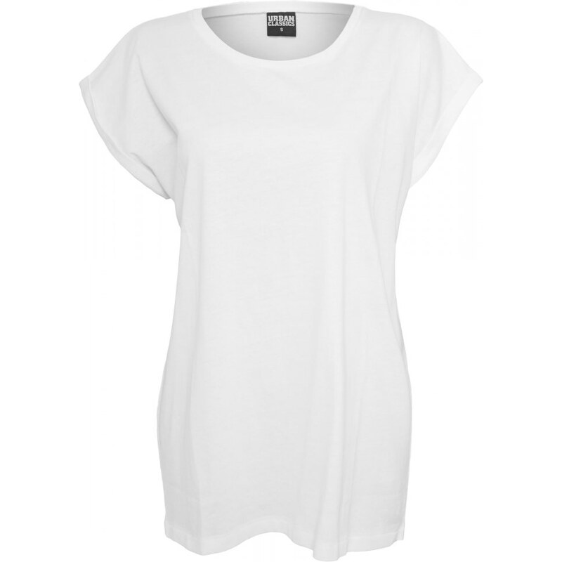 URBAN CLASSICS Ladies Extended Shoulder Tee - white